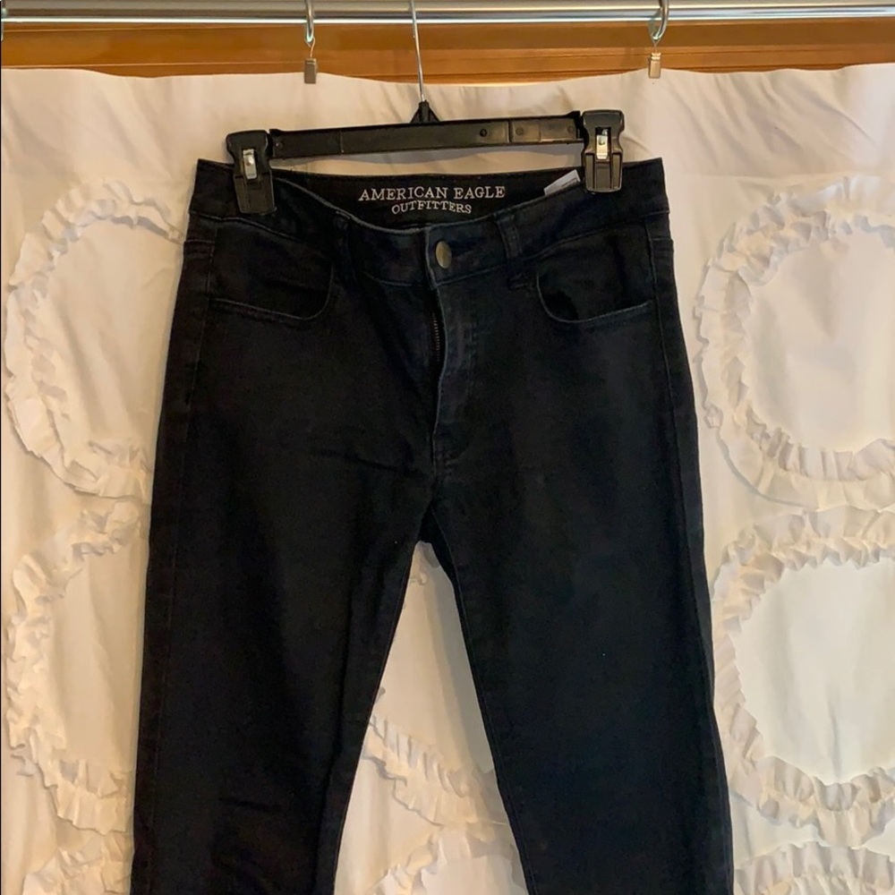 American eagle black jegging, 6 Long